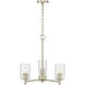 Ashli 3 Light 20 inch Modern Gold Chandelier Ceiling Light